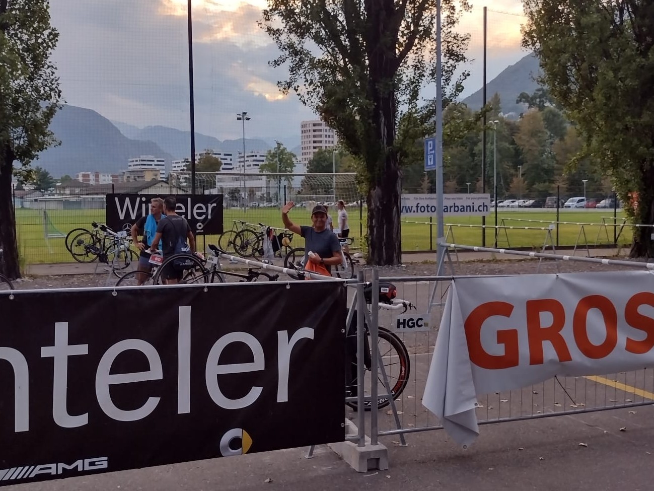 Endlich angekommen in der Wechselzone